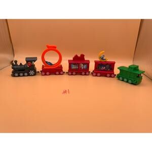 McDonalds 2017 Happy Meal Holiday Express Train Lot 1